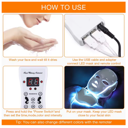Flexisglow™ LED Face Mask